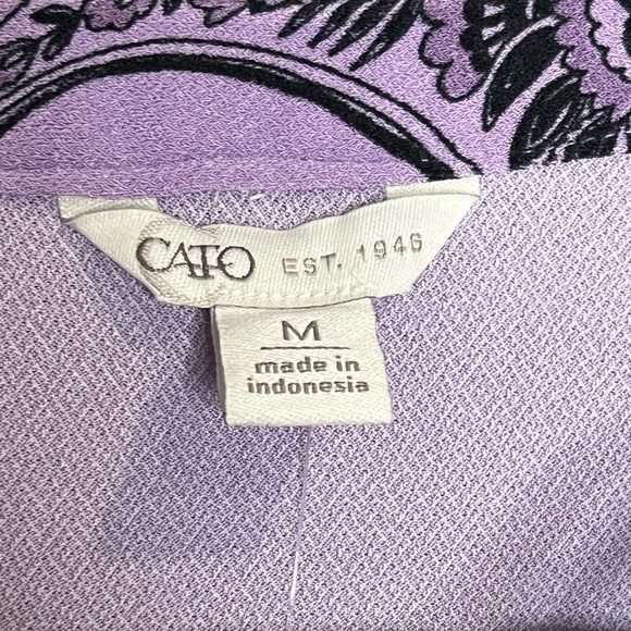 NWT - Cato Women’s sleeveless top - purple - size Medium - Picture 5 of 5